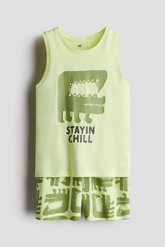 2-Piece Tank Top and Shorts Set