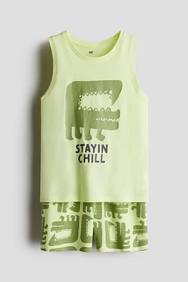 2-Piece Tank Top and Shorts Set