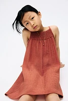 Smocked Strappy Dress