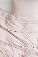 Linen-blend Twin Duvet Cover Set