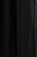 Wide-Leg Hole-Knit Pants