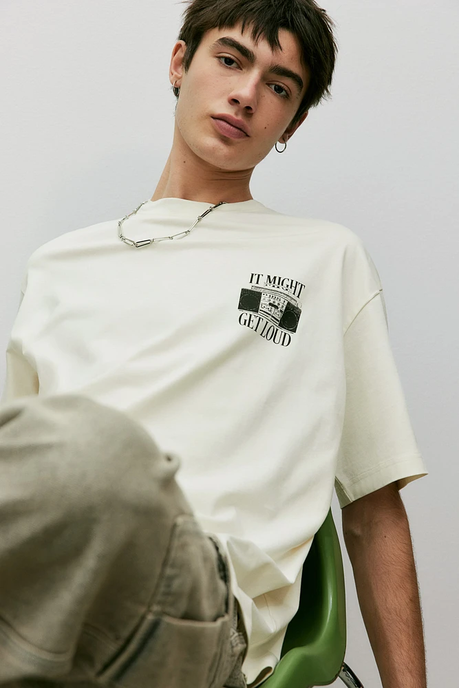 T-shirt imprimé Coupe Flottante