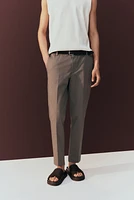 Slim-Fit Crop Pants