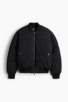 Loose Fit Padded Bomber Jacket