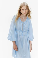 Drawstring-detail Dress