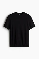 Slim-Fit Fine-Knit T-Shirt