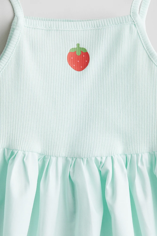 Robe avec détail imprimé