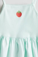 Printed-Detail Dress