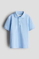 Cotton Pique Polo Shirt