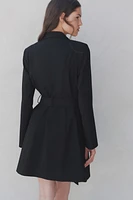 Belted Jacket Dress