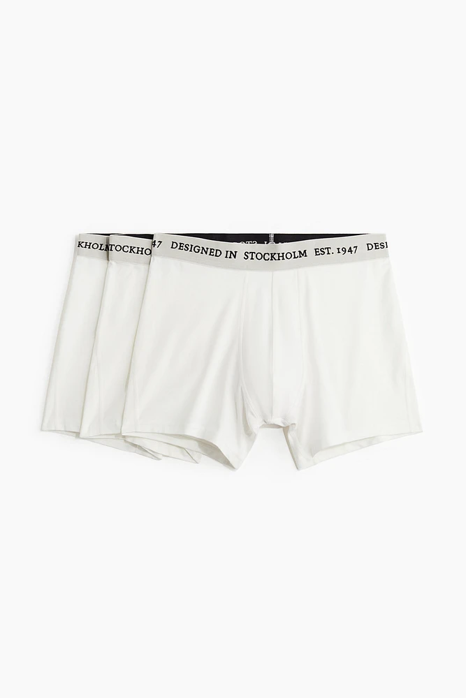 Lot de 3 caleçons boxeurs Lycra🅫 mi-longs