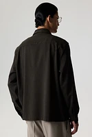 Regular Fit Utility Overshirt