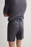 Relaxed-Fit Tailored Lyocell-Blend Shorts