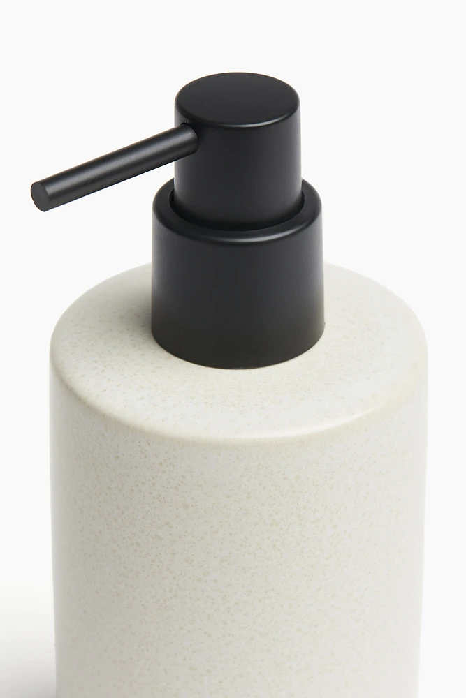 Stoneware Soap Dispenser