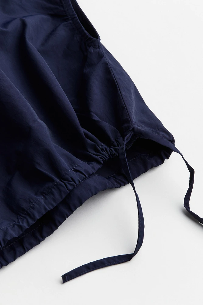 Drawstring-detail Crop Top