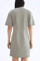 Defined-Waist T-Shirt Dress