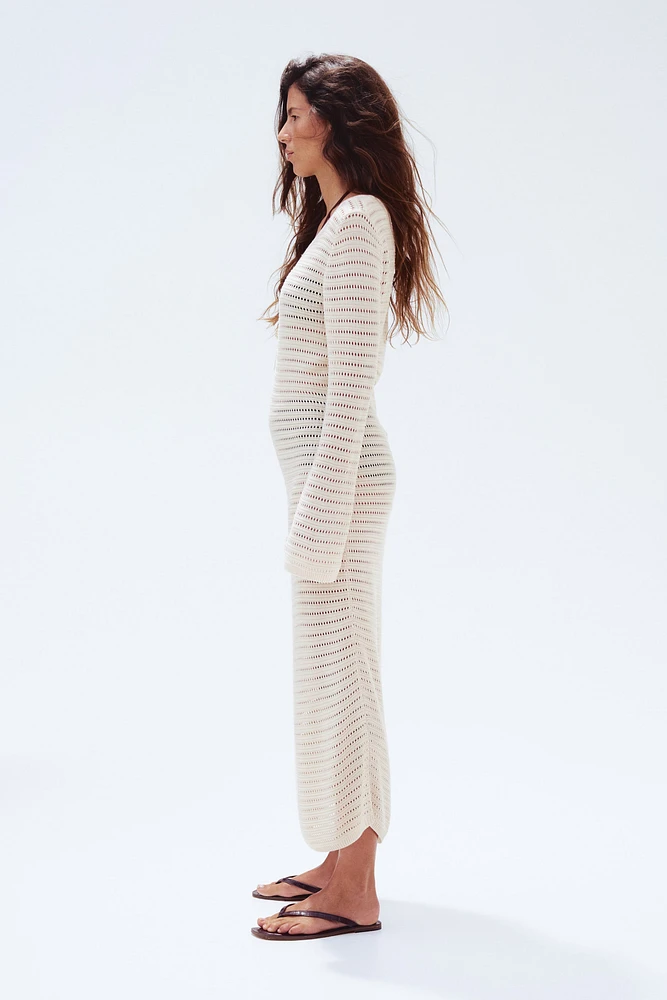Crochet-Look Dress