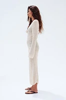 Crochet-Look Dress