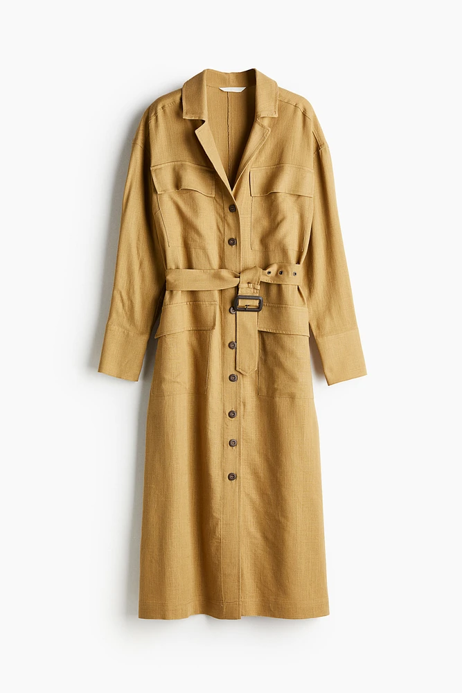 Shirt Dress with Belt