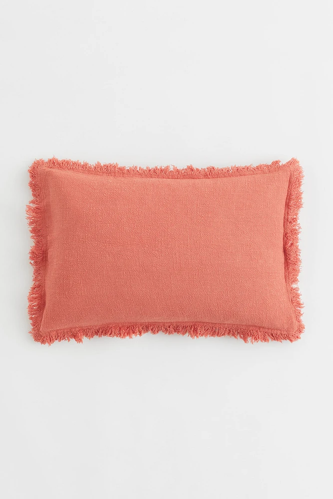 Linen-blend Cushion Cover