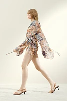 Chiffon Wrap Blouse