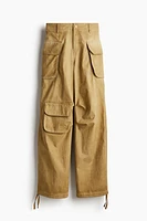 Wide-leg Cargo Pants