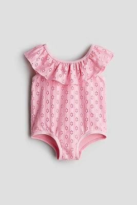 Flounce-trimmed Swimsuit