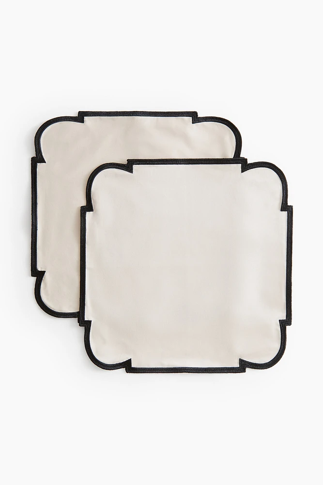 2-pack Cotton Placemats and Napkins