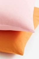 Lot de 2 housses de coussin en toile de coton