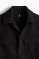 Regular-Fit Textured-Weave Overshirt