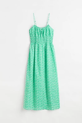 Smocked Cotton Dress