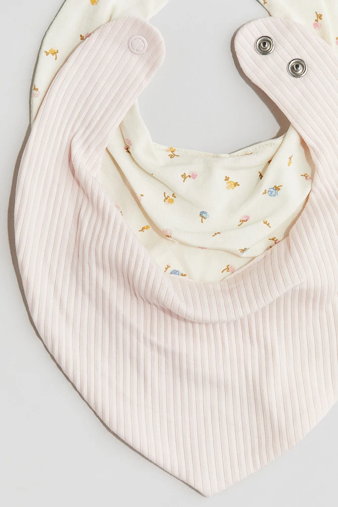 2-pack Terry-lined Triangular Scarves