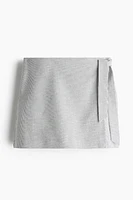 Linen-Blend Skort