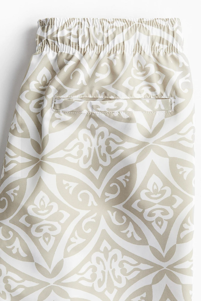 Patterned Swim Shorts