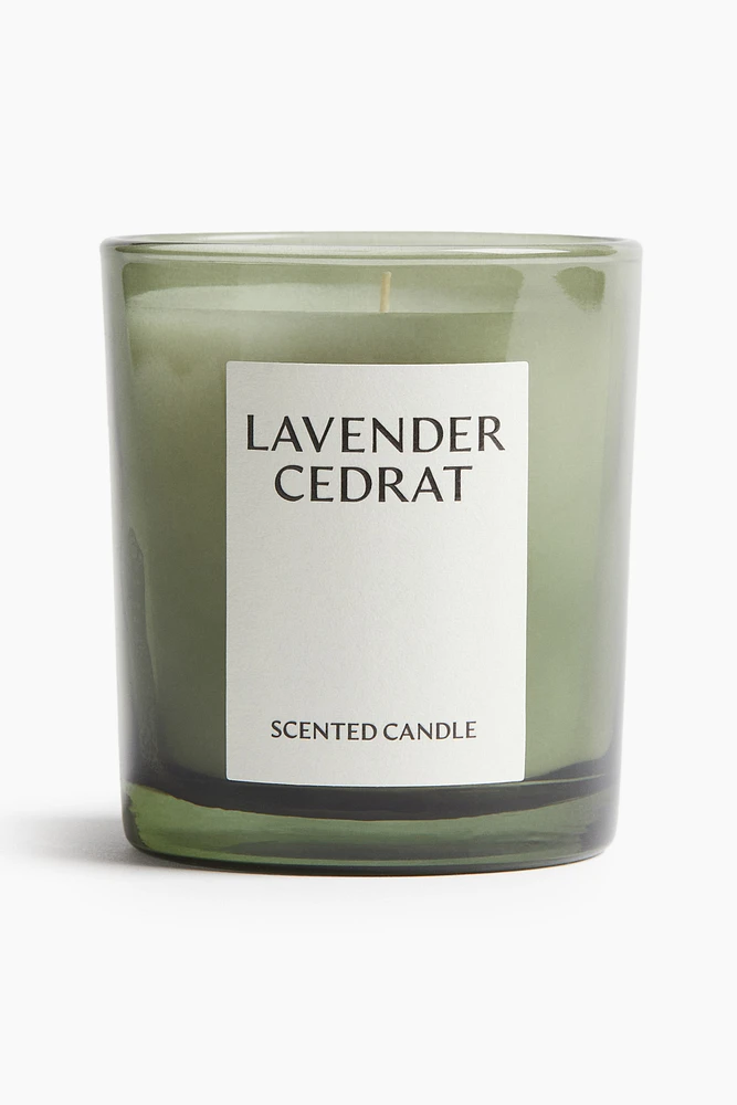 Scented Candle in Glass Holder