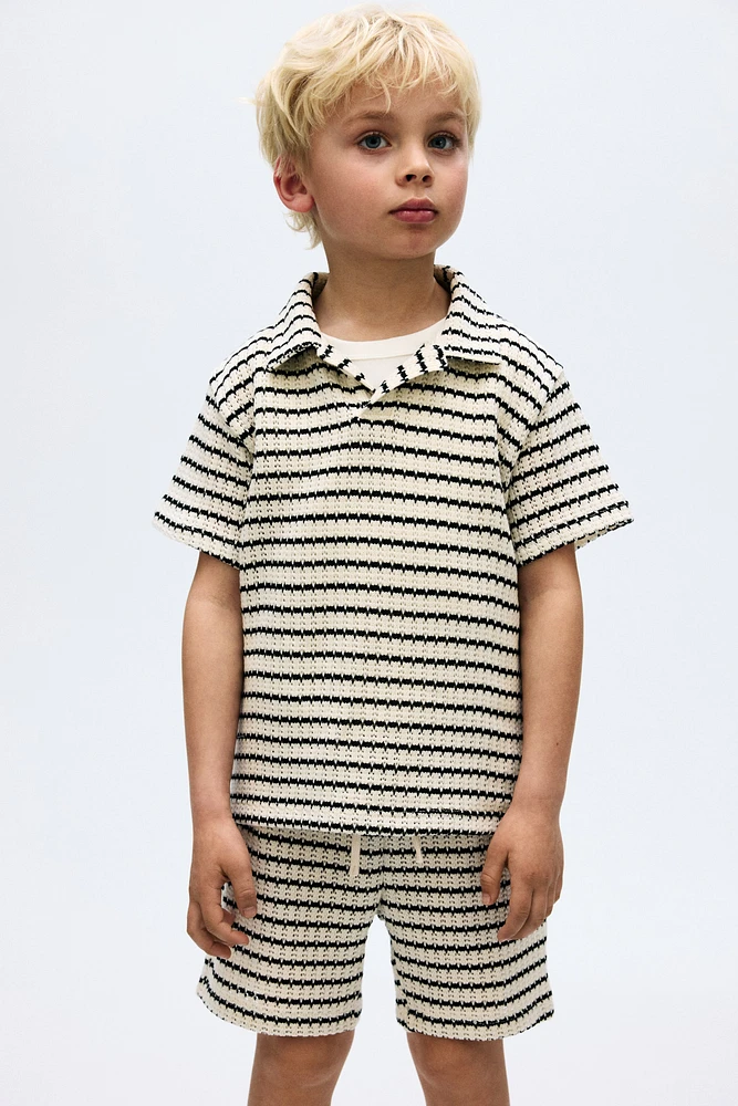 Ensemble 2 pièces en tricot texturé