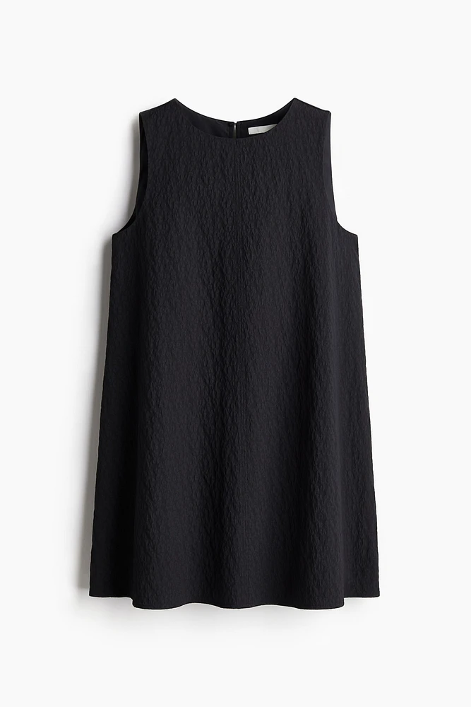 Jacquard-Weave Shift Dress