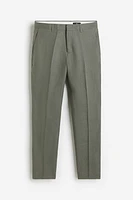 Slim Fit Linen Suit Pants