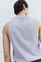 Slim Fit Ribbed Tank Top