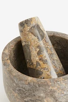 Marble Mortar and Pestle