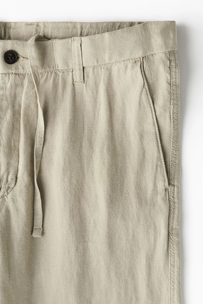 Regular Fit Linen Pants