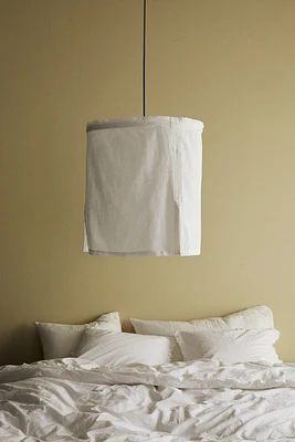 Lampe suspendue en coton