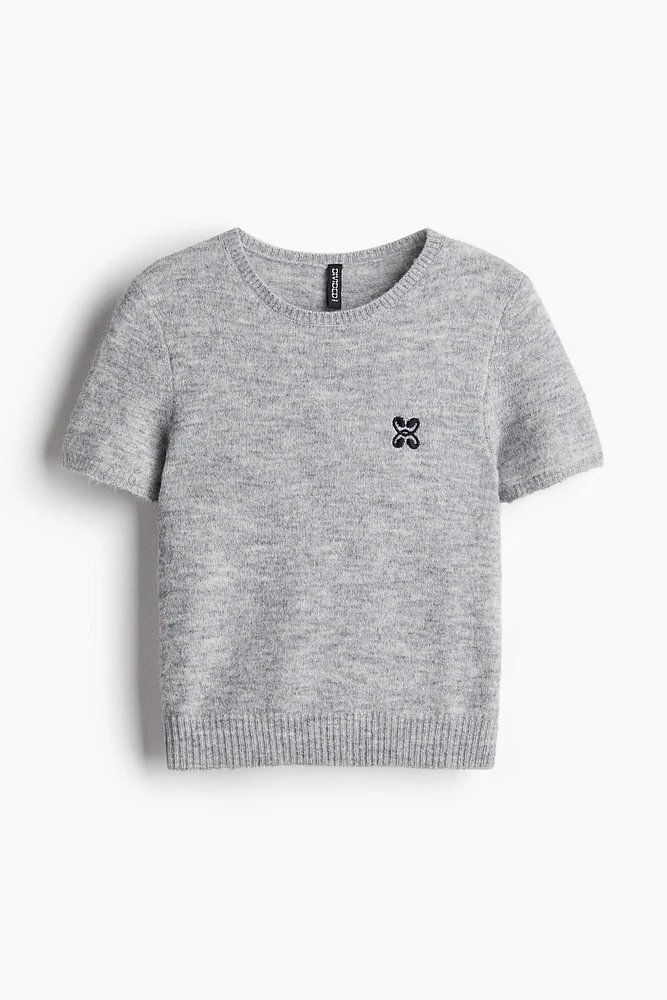 Fine-Knit T-Shirt