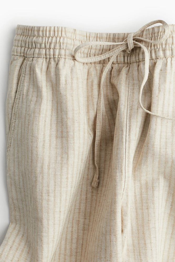 Linen-blend Joggers