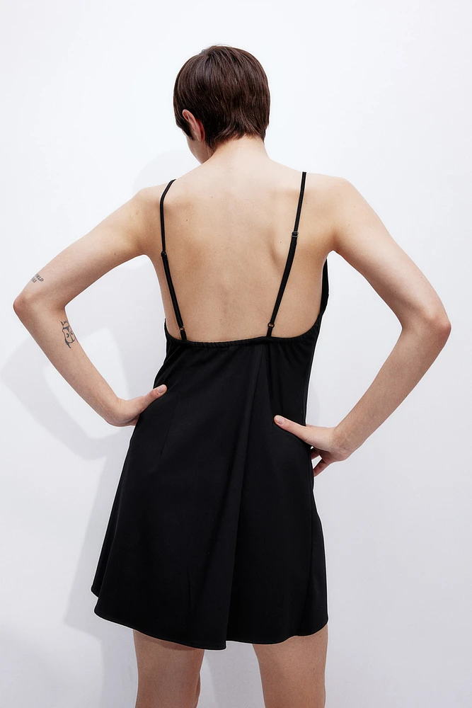 Low-back Slip Dress