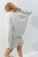 Linen-blend Skort