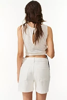 High Denim Shorts