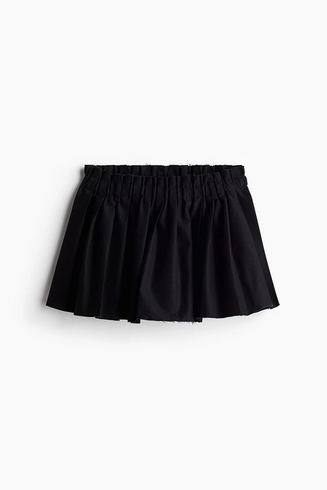 Pleated Mini Skirt