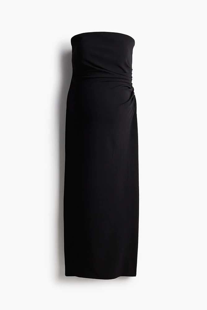 MAMA Pleat-detail Tube Dress