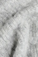 Cable-knit Dog Sweater
